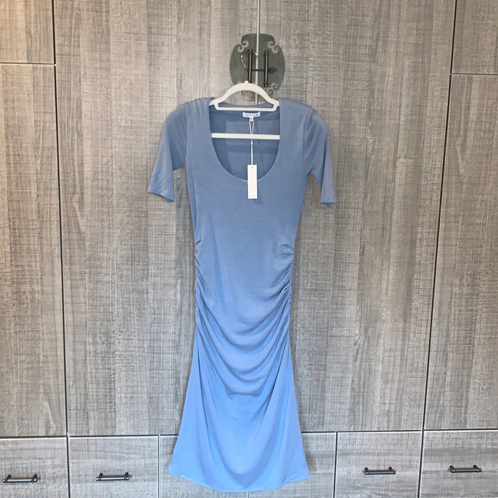 Rebecca Taylorβ Ruched Scoop Neck Dress